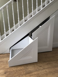 IVYOCARPENTRY Bespoke Fitted Under Stairs Storage Unit, White thumbnail 6