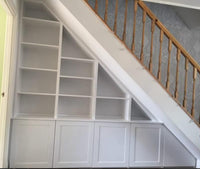 IVYOCARPENTRY Bespoke Fitted Under Stairs Storage Unit, White thumbnail 3