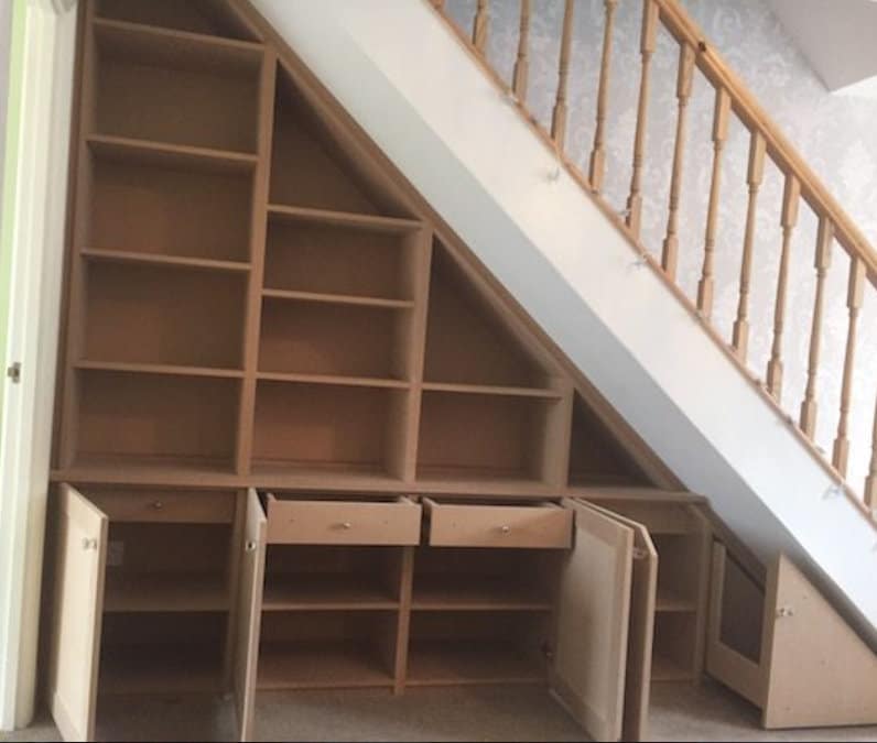 IVYOCARPENTRY Bespoke Fitted Under Stairs Storage Unit, White — image 4
