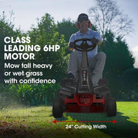 Ride On Lawn Mower - 61 Cm Steel Cutting Deck | Baumr-AG thumbnail 5