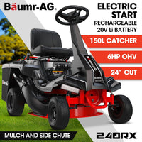 Ride On Lawn Mower - 61 Cm Steel Cutting Deck | Baumr-AG thumbnail 2