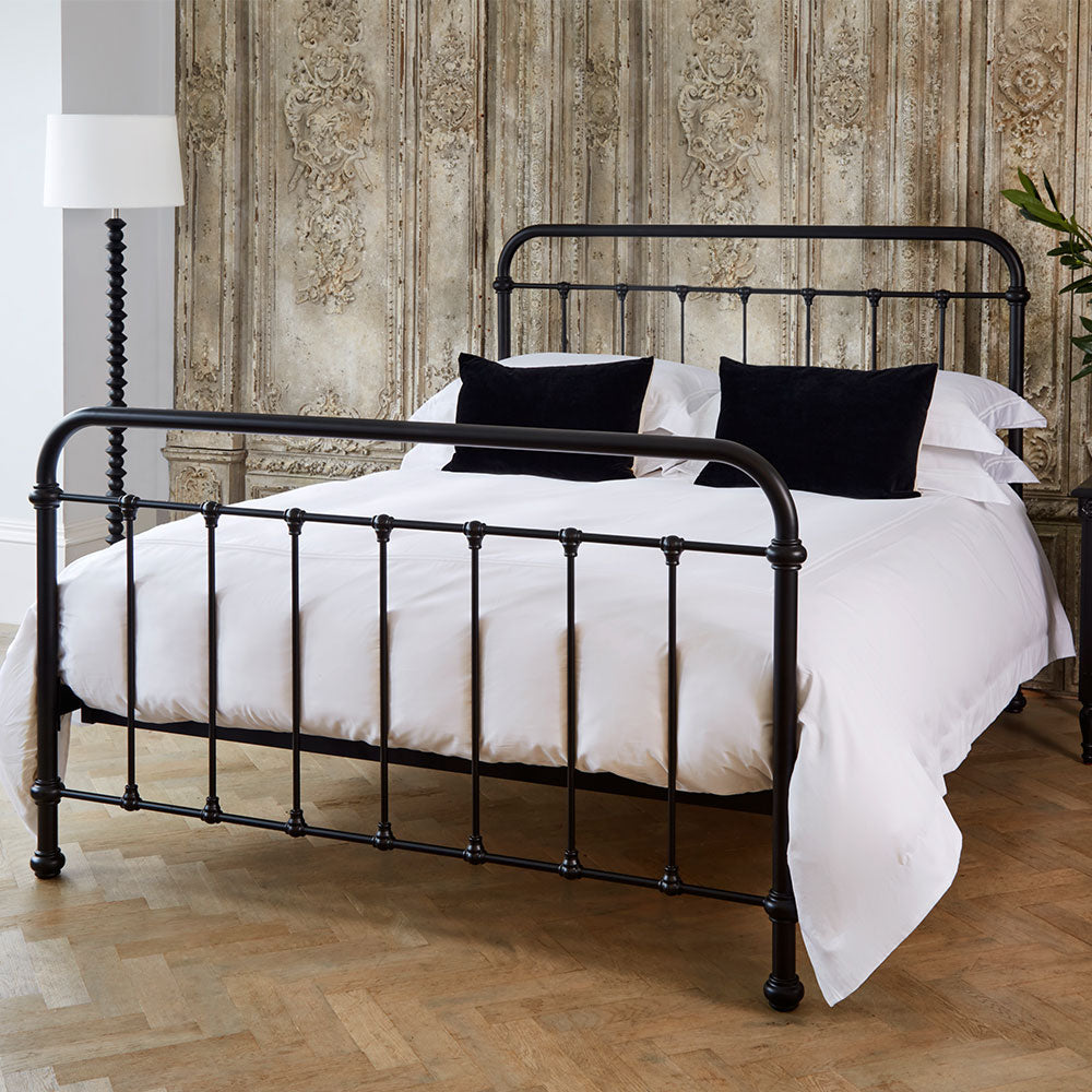 Feather & Black Oliver Small Double Bed Frame, Metal Slatted — image 4