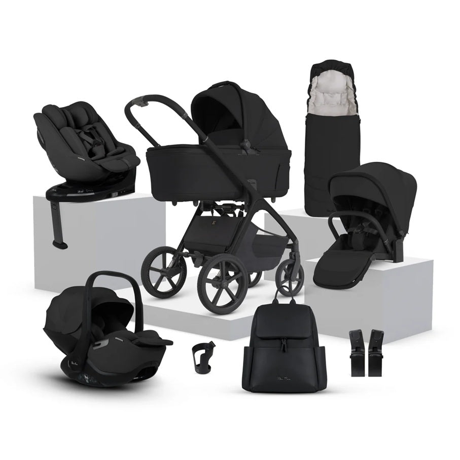Silver Cross Travel System 360 Spin Luxury Carrycot Bundle