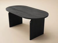 SOLACE+CO Varm & Cyra Black Dining Table Set with Beige Chenille Chairs Table + 4 Chairs thumbnail 7