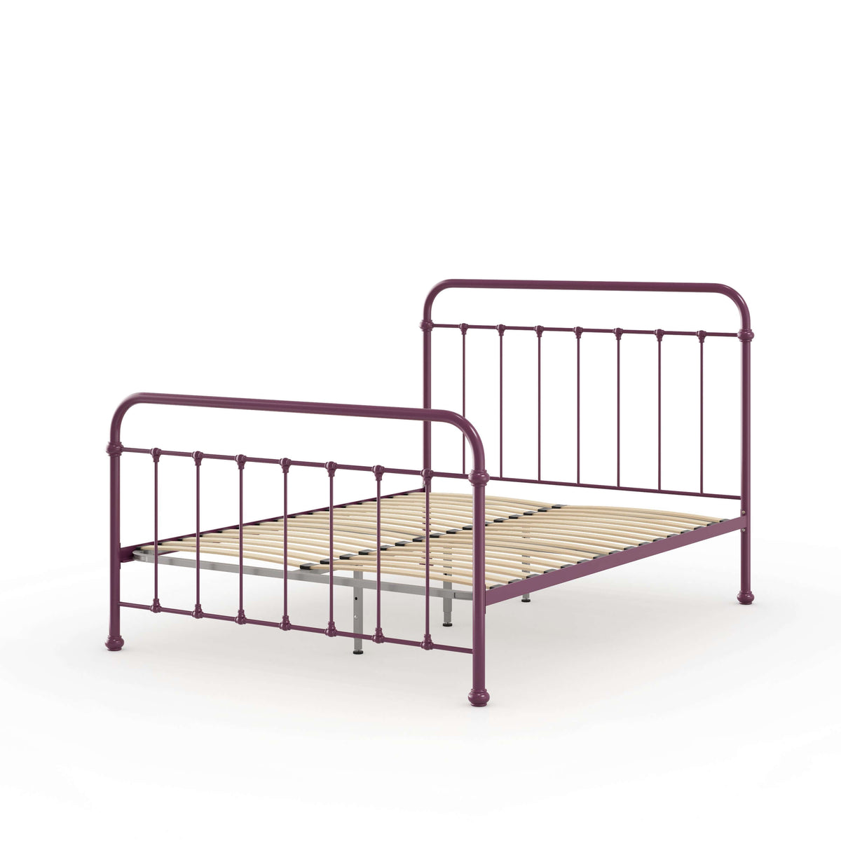 Feather & Black Oliver Small Double Bed Frame, Metal Slatted — image 2