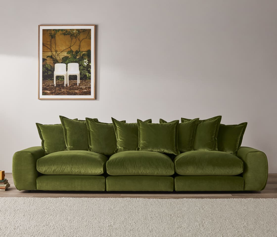 Wodge Modular Sofa - Large - Boucle - Whipped Cream - White — image 2
