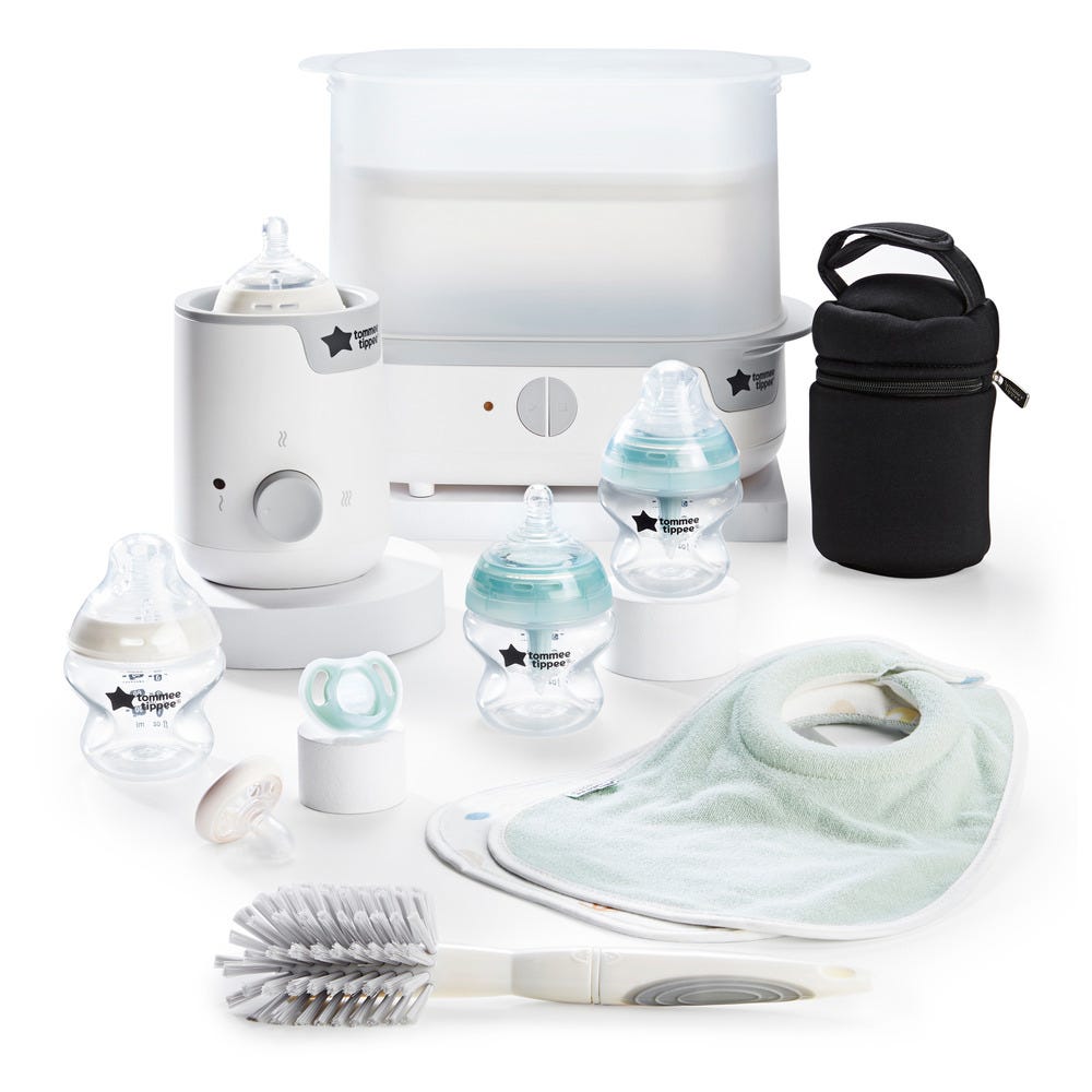 Easiwar Complete Baby Feeding Set - Natural Start And Anti-Colic Bottles With Electric Steriliser — image 2