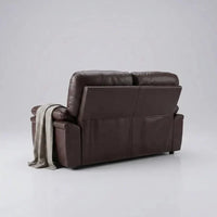 Verona Brown Leather 3+2 Seater Sofa Set Collection thumbnail 6