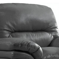 Verona Grey Leather Aire 3+1 Seater Sofa Set Collection thumbnail 10