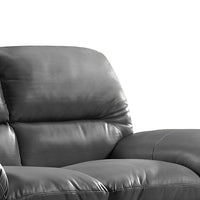Verona Grey Leather Aire 3+1 Seater Sofa Set Collection thumbnail 11