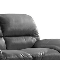 Verona Grey Leather Aire 3+1 Seater Sofa Set Collection thumbnail 5