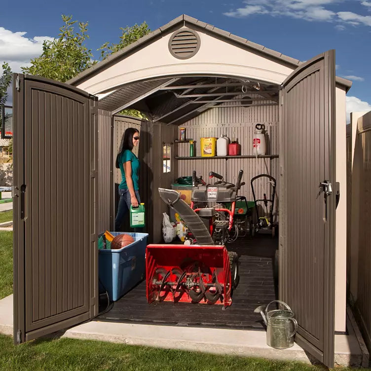 Lifetime 15′ x 8′ Dual-Entry Outdoor Storage Shed — image 8