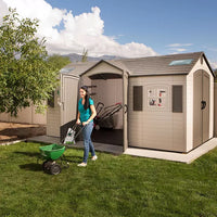 Lifetime 15′ x 8′ Dual-Entry Outdoor Storage Shed thumbnail 9