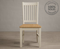 Extending Warwick Oak and Cream Painted Dining Table with Warwick Chairs thumbnail 7