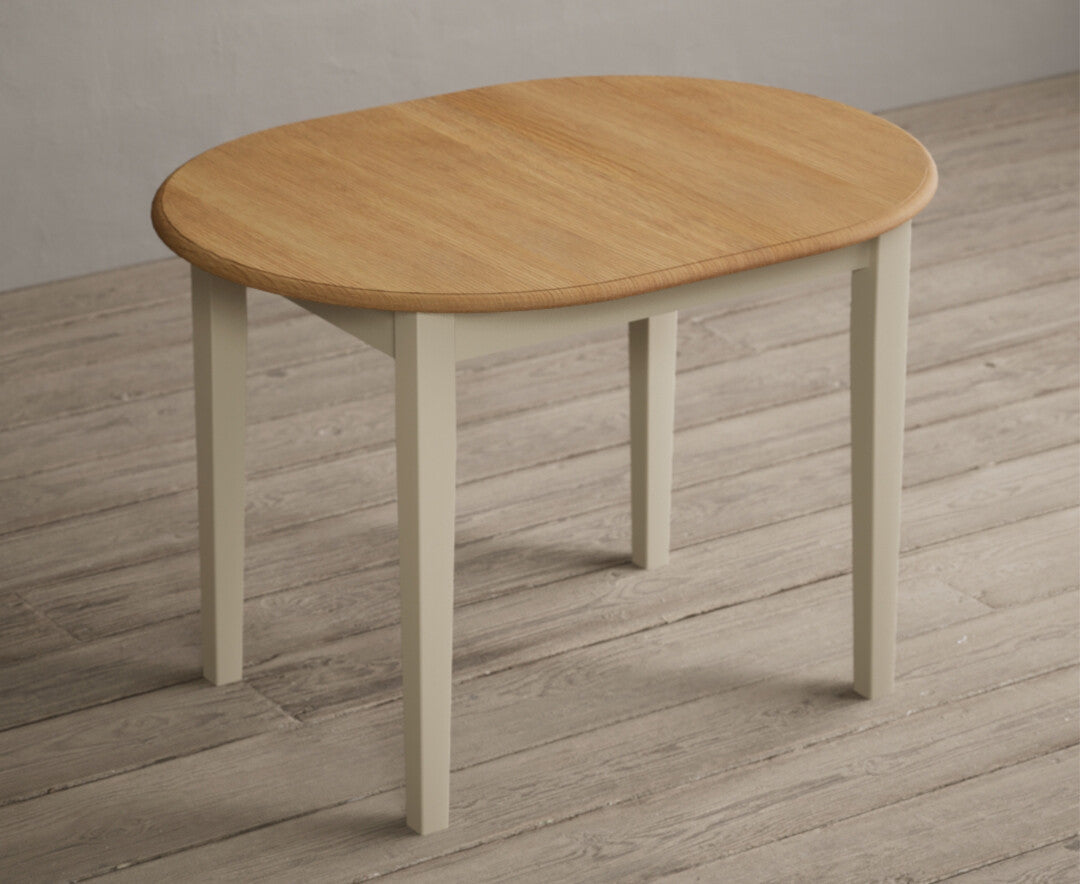 Extending Warwick Oak and Cream Painted Dining Table with Warwick Chairs — image 14