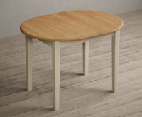 Extending Warwick Oak and Cream Painted Dining Table with Warwick Chairs thumbnail 14