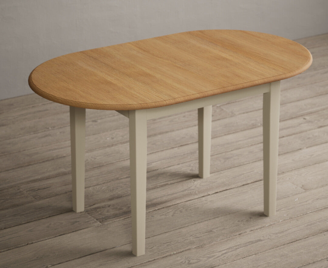 Extending Warwick Oak and Cream Painted Dining Table with Warwick Chairs — image 18
