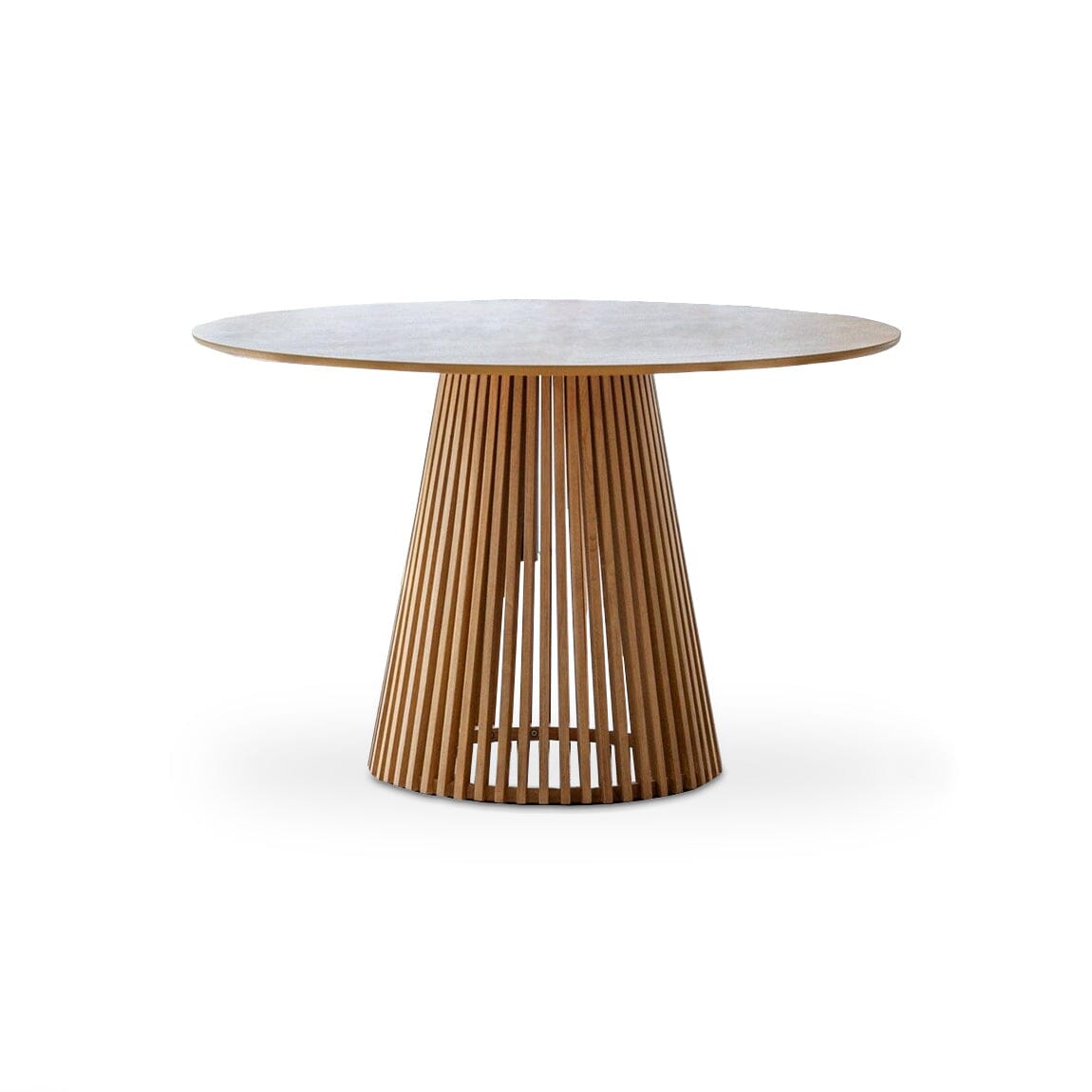 Willow Pale Oak Dining Table Set - 4 Seater - Freya Sand Dining Chairs - Whitewash Legs — image 12
