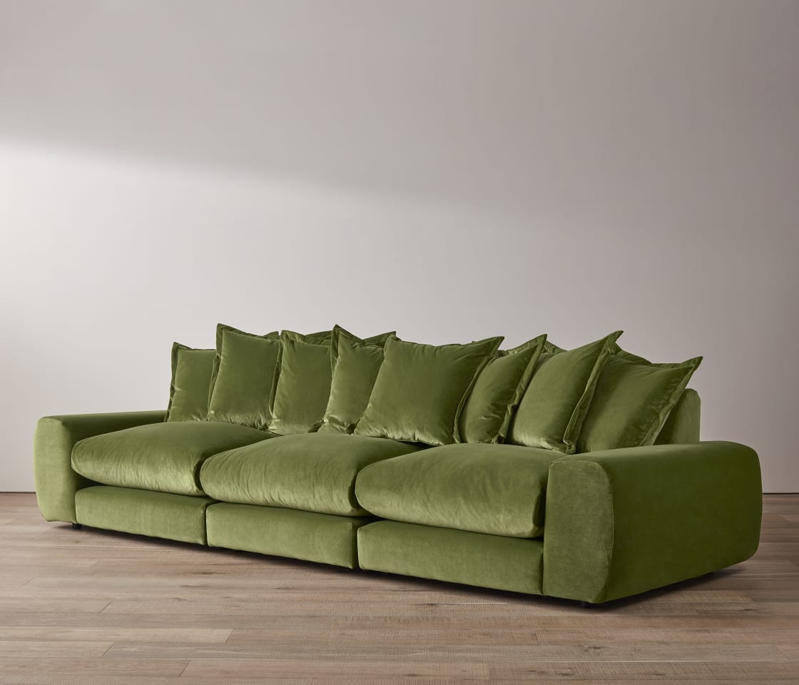 Wodge Modular Sofa - Large - Boucle - Whipped Cream - White — image 3